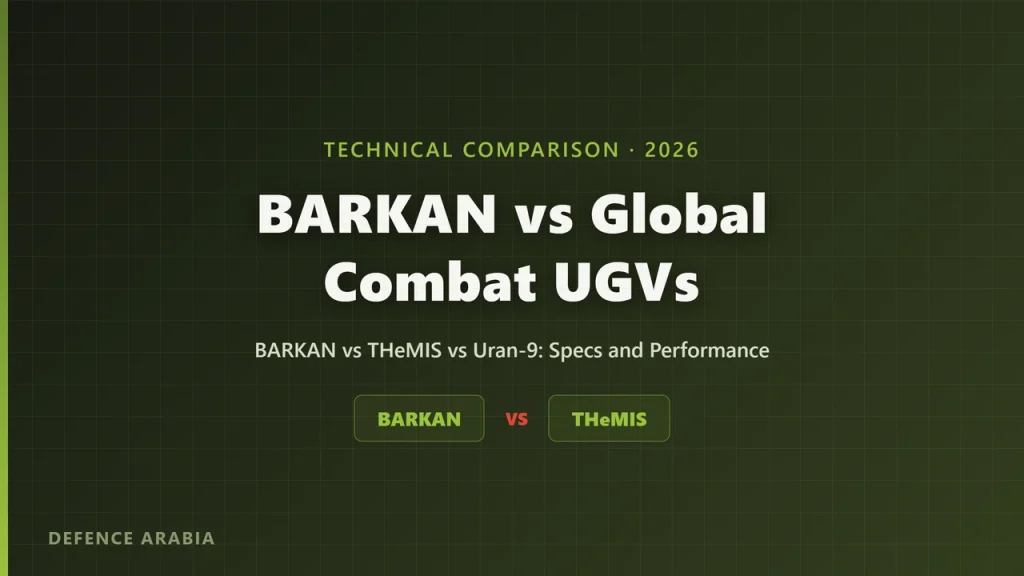 BARKAN vs Global Combat UGVs: BARKAN, THeMIS and Uran-9 Compared