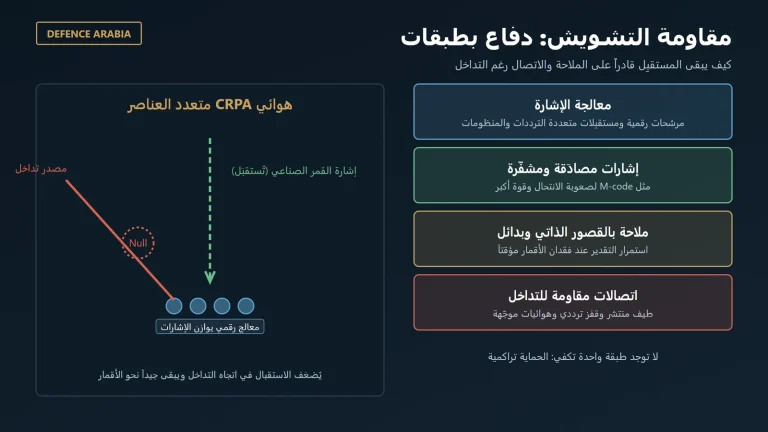 ما هي أنظمة مقاومة التشويش (Anti-Jam)؟ وكيف تحمي الملاحة والاتصالات؟