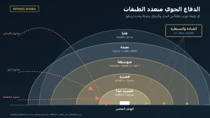 ما هو الدفاع الجوي متعدد الطبقات؟ وكيف تعمل الطبقات القصيرة والمتوسطة والبعيدة معاً؟