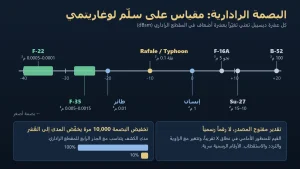 ما هي البصمة الرادارية (RCS)؟ ولماذا تهم الطائرات الشبحية؟