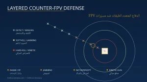 كيف تتصدى الجيوش لطائرات FPV؟ طبقات الدفاع المضاد للمسيّرات الصغيرة