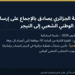 مجلس الأمة الجزائري يصادق بالإجماع على إرسال وحدات من الجيش إلى النيجر