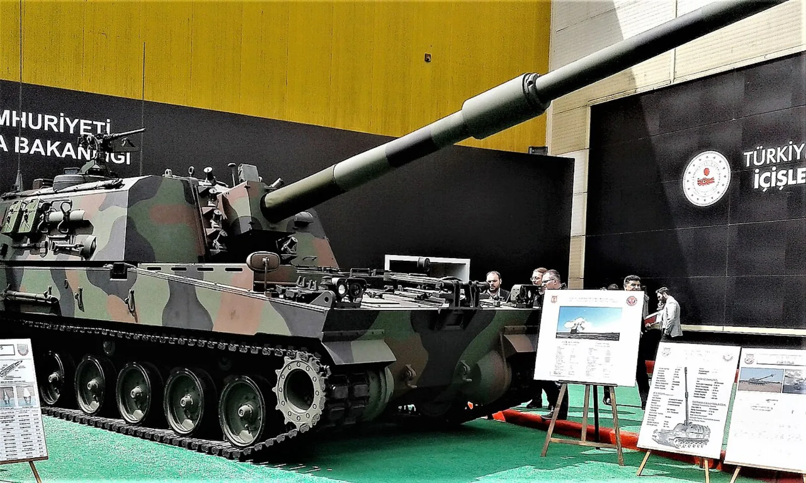 منظومة مدفعية فرتينا T-155 الذاتية الحركة عيار 155 ملم التابعة للقوات البرية التركية