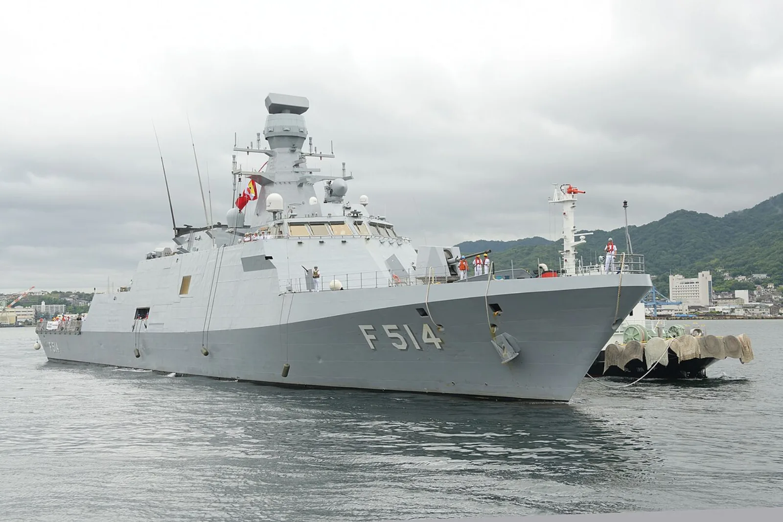 الفرقاطة التركية TCG Kınalıada (F-514) من فئة Ada، أول وحدة بحرية تركية تزوّدت بنظام ADVENT من هافيلسان