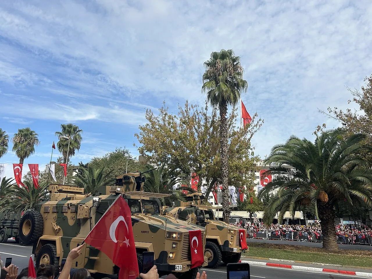 مركبات BMC Kirpi II التركية في عرض عسكري بإسطنبول