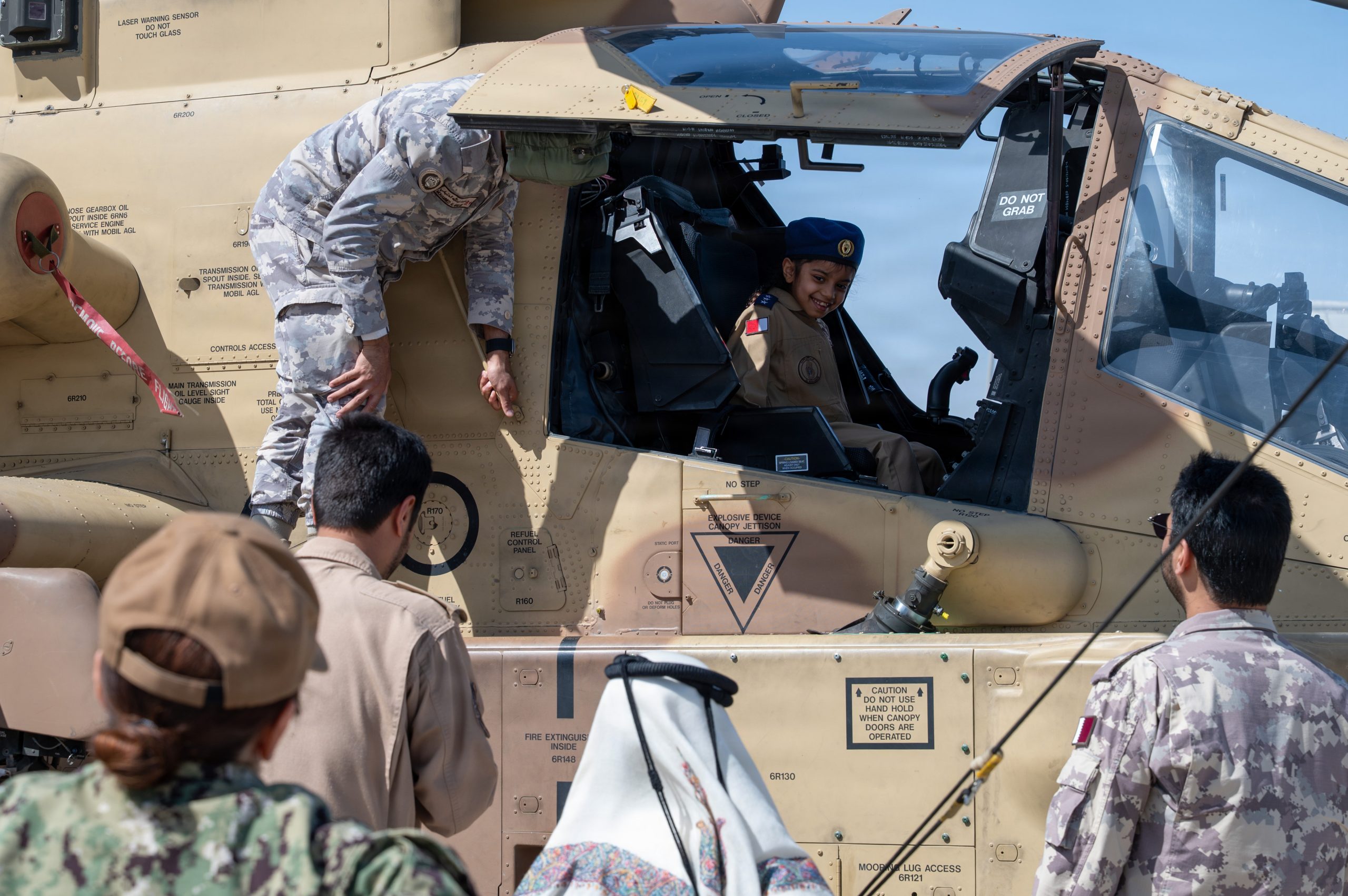 AH-64E Apache Guardian تابعة للقوات الجوية الأميرية القطرية